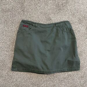 L.L. Bean Olive Green Cargo Mini Skort